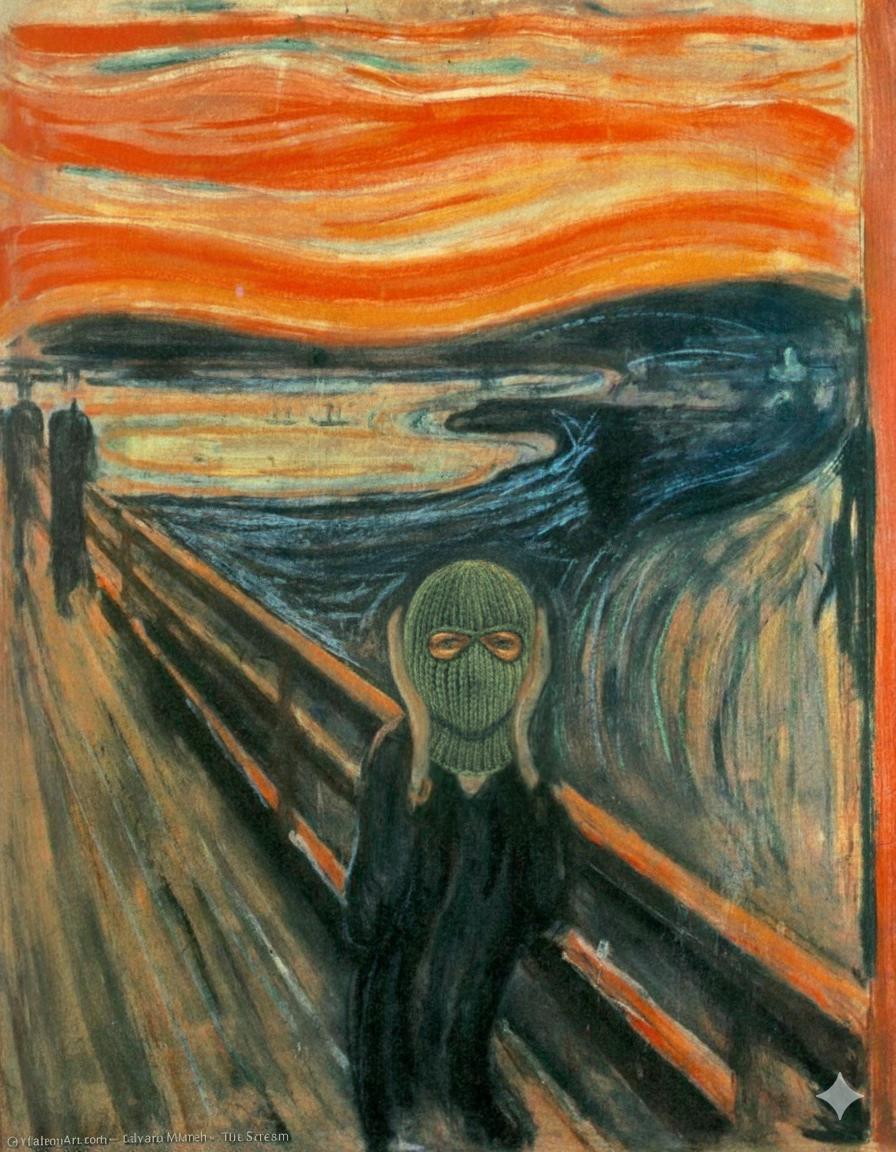 The Mask - Edvard Munch (1893)